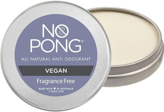 No Pong Fragrance Free, Vegan Deodorant
