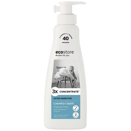 Ecostore Ultra Sensitive 3x Concentrate Fragrance Free Laundry Liquid